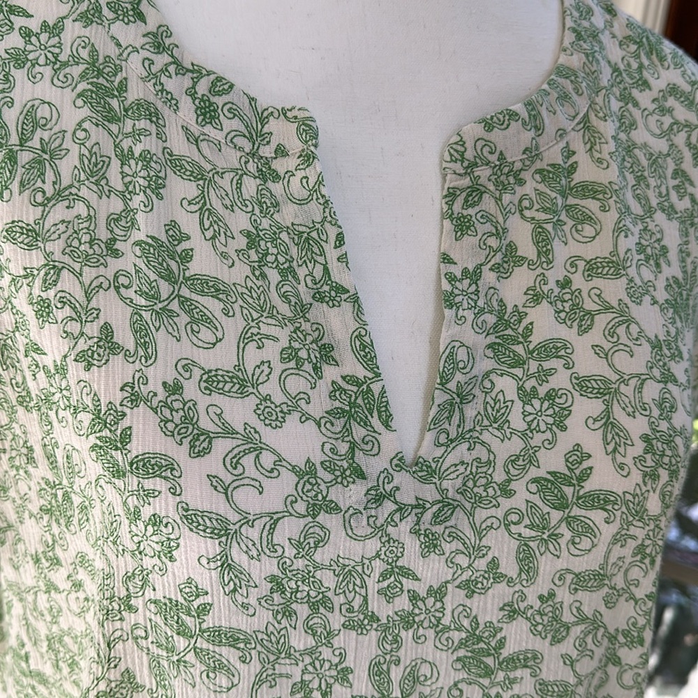 J Jill summer boho tunic Medium EUC - Picture 2 of 9